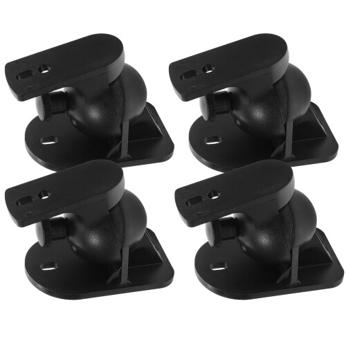 Speaker Storage Bracket Black 4pcs 3.03x2.40x1.89in