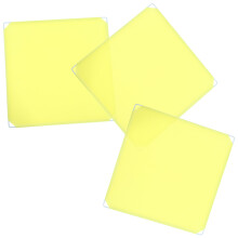 3pcs Cat Litter Box Shields Yellow Prevent Litter Scattering