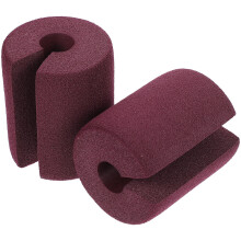 2pcs Protective Door Stopper Coffee Nbr Simple Design Home Use