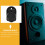 Speaker Storage Bracket Black 4pcs 3.03x2.40x1.89in 8