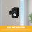 Speaker Storage Bracket Black 4pcs 3.03x2.40x1.89in 6