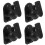 Speaker Storage Bracket Black 4pcs 3.03x2.40x1.89in 9