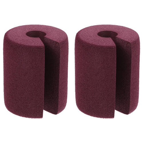 2pcs Protective Door Stopper Coffee Nbr Simple Design Home Use 1
