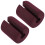 2pcs Protective Door Stopper Coffee Nbr Simple Design Home Use 7