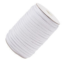 1 Roll 0.6cm Polyester Flat Elastic Ribbon For Clothing And Decor