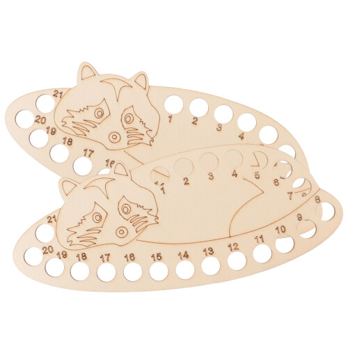 2Pcs Wooden Embroidery Floss Keeper Thread Winding Board Holder 2