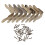 8 Pcs Box Corner Protectors Chinese With Screws (Bronze) 3
