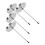 4 Pcs Tickets Stick For Restaurants Use Serve Menu Inserter 5