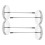 4 Pcs Tickets Stick For Restaurants Use Serve Menu Inserter 4