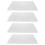 4pcs Iron Seed Germination Tray Mesh Design Silver Cultivating 9