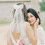 White Tulle Bow Veil For And Comfortable Fit 3