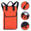 1pack Rectangular Orange Drumstick Bag For Stage Performances 5
