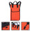 1pack Rectangular Orange Drumstick Bag For Stage Performances 3