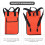 1pack Rectangular Orange Drumstick Bag For Stage Performances 11