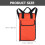 1pack Rectangular Orange Drumstick Bag For Stage Performances 2