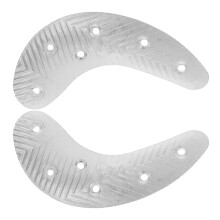 1 piastre metalliche per con viti, kit riparazione suola