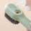 Home Users Shoe Brush With Long Handle Green 2pcs 6