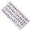 set adesivi per pianoforte, decalcomanie tastiera 7