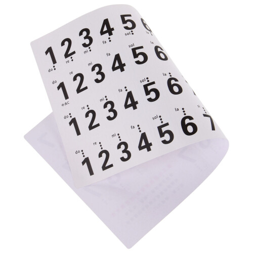 set adesivi per pianoforte, decalcomanie tastiera 2