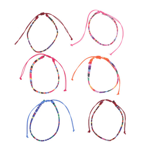 6Pcs Assorted Anklets Adjustable Beach Anklets for Women