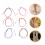 6Pcs Assorted Anklets Adjustable Beach Anklets for Women 2