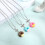 6 collane delicate per amiche, a in decorativa 5