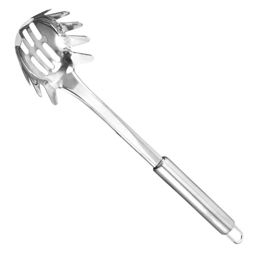 Cucchiaio per spaghetti in acciaio , utensile per pasta