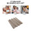 French Bread Baking Pan Nonstick With Four Groove Design 1pack 7