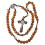 collana con e preghiera in legno 1