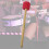 drumstok grote basdrumhamer met handvat voor percussie rood 4