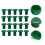 50 Cane Topper Bamboe Plastic Beschermers 5