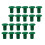 50 Cane Topper Bamboe Plastic Beschermers 6