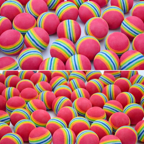 20 regenbogen-ball eva- , dehnbar, indoor 1