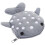 Grey Plush Shark Change Purse Small Makeup Pouch for Purse 11