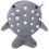 Grey Plush Shark Change Purse Small Makeup Pouch for Purse 3