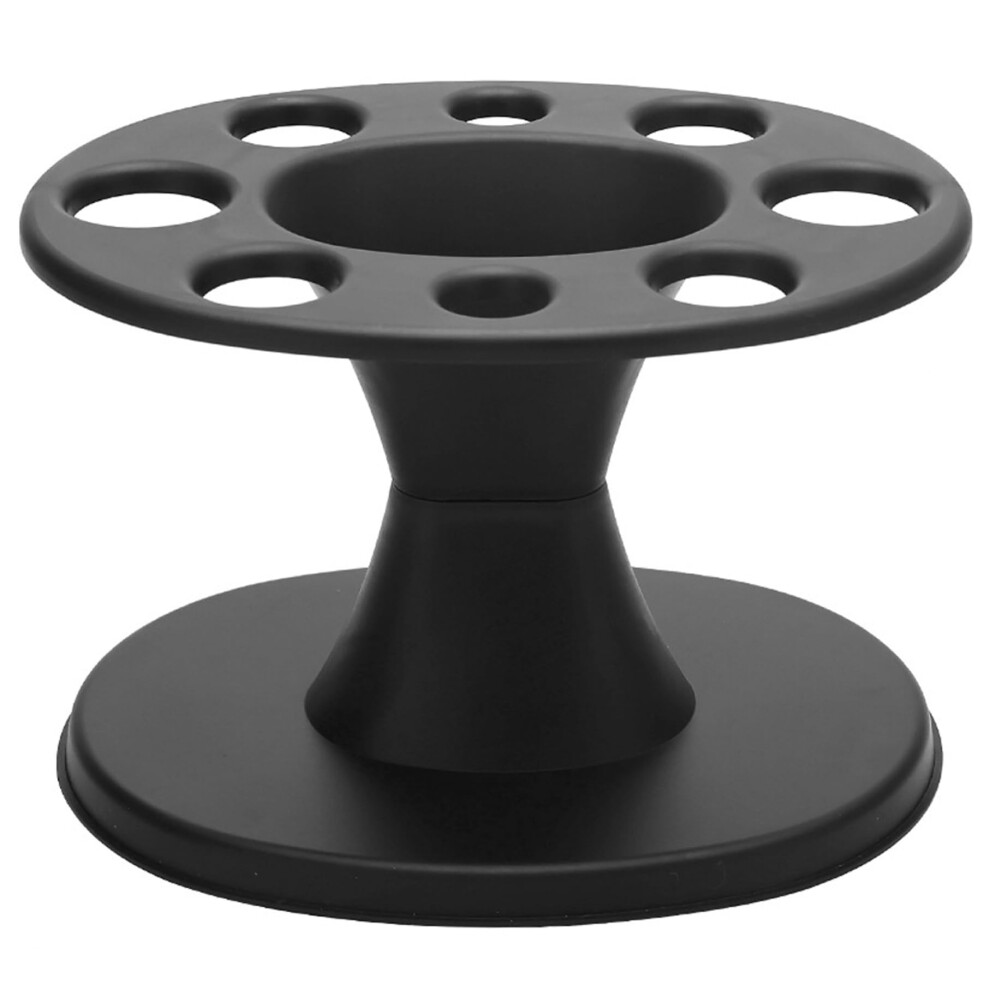 Hair Brush Holder 8.4x5.6 Inch, 8-Slot Round Hair Brush Organizer For Dresser Vanity Salon, Smooth And Sturdy