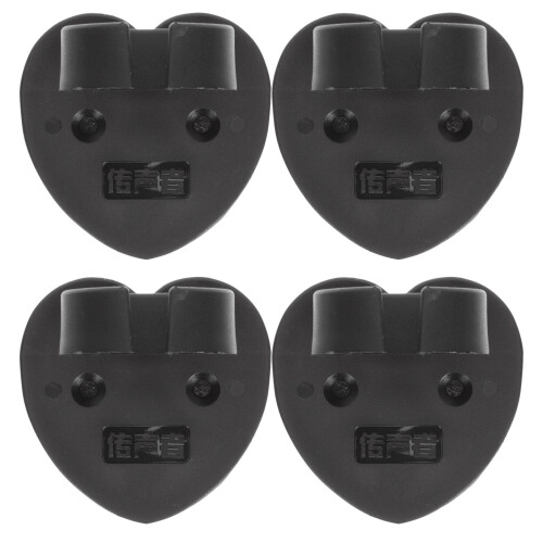 4 herzförmige mikrofonhalter mit klebefläche 1