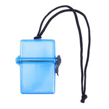 wasserdichte kunststoff-box mit fächern für schlüssel, geld und handy