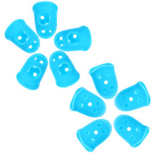 10 silikon gitarren fingerschützer xs für anfänger ukulele