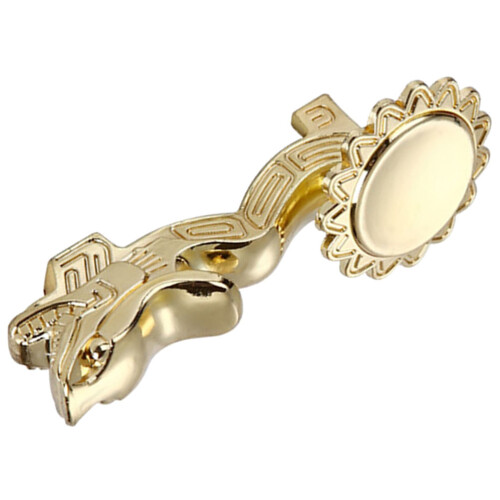 zinklegierung essstäbchenhalter drachenkopf, golden