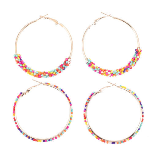 2 Paar Boho Ohrringe Für Mit Perlen