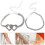 Fußkette Herzform 2 Teile Damen Schmuck 3