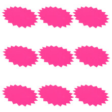 100 Blatt Fluoreszierende Explosion Aufkleber Werbepapier Schilder