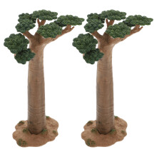 8 miniaturbaum-modell, pflanzenmodell, diy landschaftszubehör