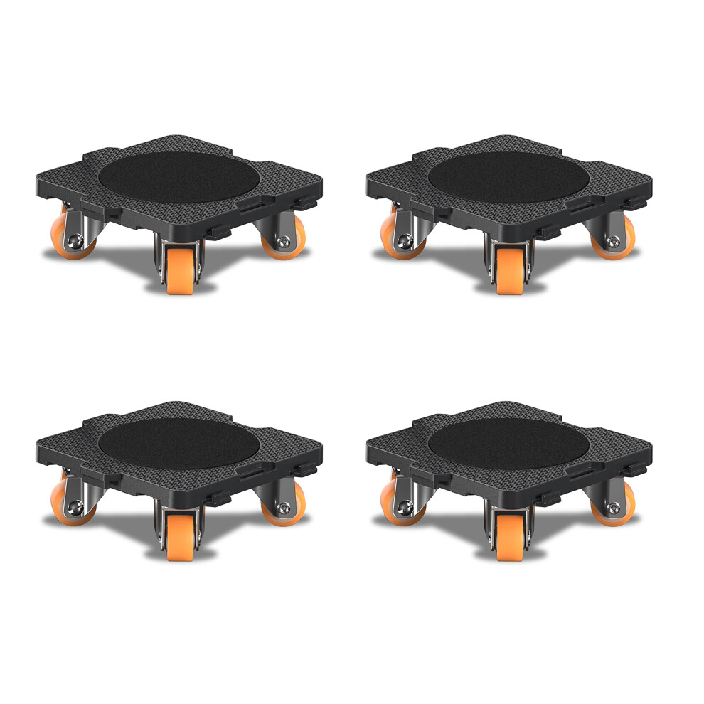 Oneon Add-On 4Pack Connectable Dolly Furniture Movers With 360 Rotating Wheels With Bearing 786562863870