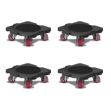 ONEON Add-on 4Pack koppelbare Dolly meubelverhuizers met 360 draaibare wielen