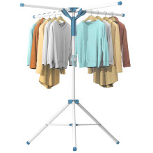 AUGMIRR Kledingdroogrekken, Hoogte-verstelbaar 52 Inch, RVS Binnen Buiten, Ruimtebesparend, met 20 Windscherm