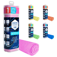 South Sport Swim Shammy, schnell trocknendes Strandtuch  super saugfhiges Badetuch  kratzfreies, schnell trocknendes Tuch fr Camping, Wohnmob