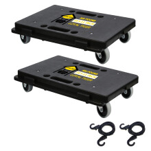 Mbeltransportwagen, Transportwagen, 4 Rder, robust, 40,627,9 cm, 227,6 kg Tragkraft, Mbeltransportwagen mit Rdern, kleiner flacher Wagen mit 2 S