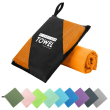 ZIUDBOC Microvezel reishanddoek Zacht Lichtgewicht Sneldrogende handdoek Superabsorberend Compact Reis- en sport- en strandhanddoeken voor kamper